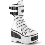 Kera-108 White Vegan Leather Demonia Colombia