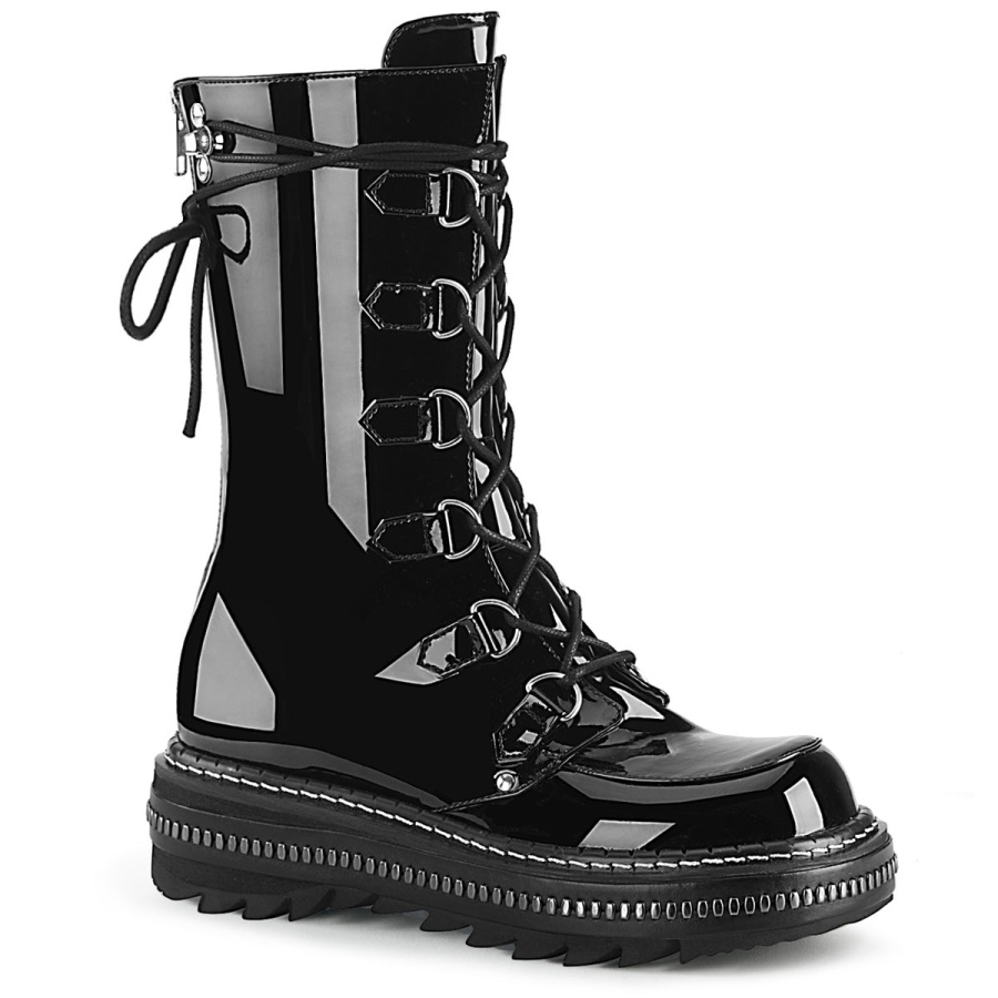 lilith_270_black_patent_demonia_colombia.jpg Lilith-270 Black Patent Demonia Colombia - Image 1