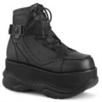 Neptune-181 Black Vegan Leather Demonia Colombia - Image 6