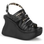 Pace-33 Black Vegan Leather Zapatos Demonia - Image 6