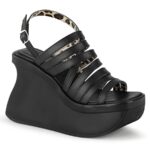 Pace-33 Black Vegan Leather Zapatos Demonia - Image 7