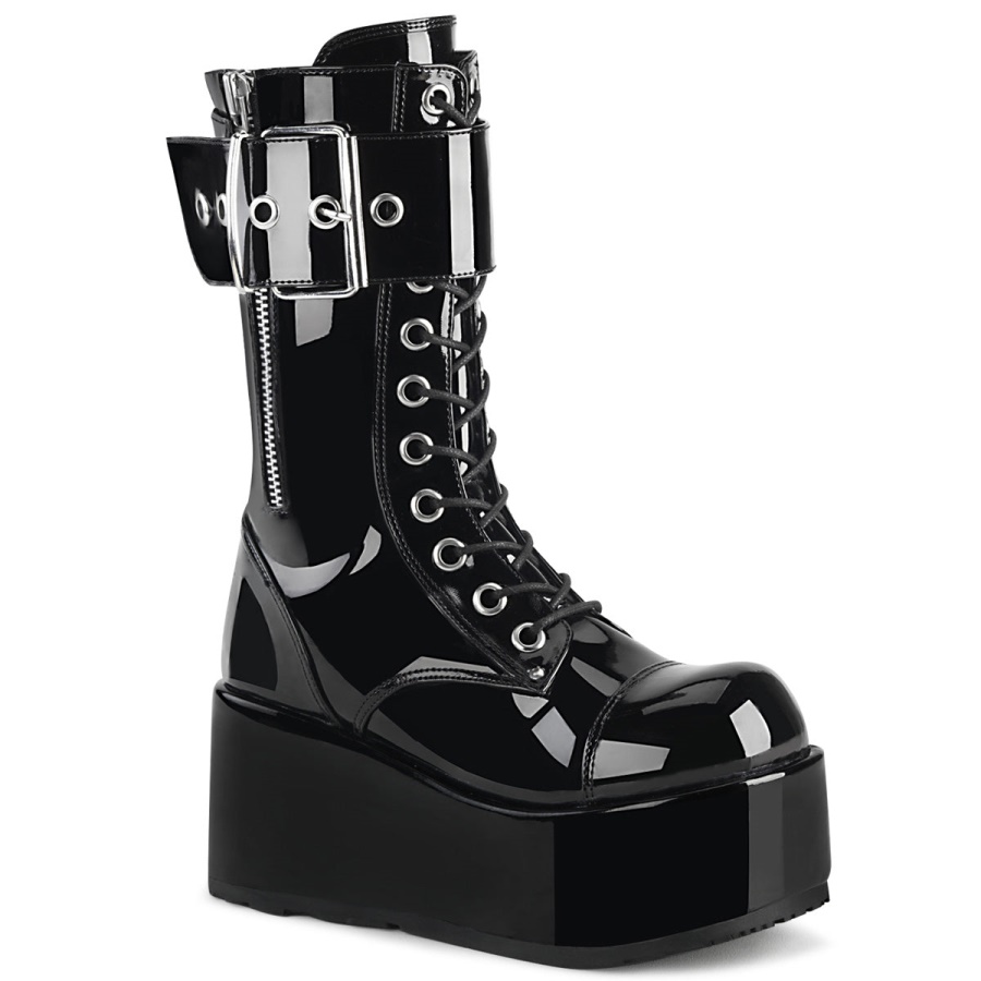 petrol_150_demonia_colombia_black_patent.jpg Petrol-150 Demonia Colombia Black Patent - Image 1