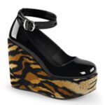 Poison-03 Black Patent Zapatos Demonia - Image 6