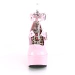 Poison-99-2 Zapatos Demonia Baby Pink Vegan Leather - Image 3