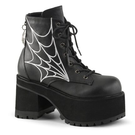 Ranger-105 Demonia Colombia Black Vegan Leather