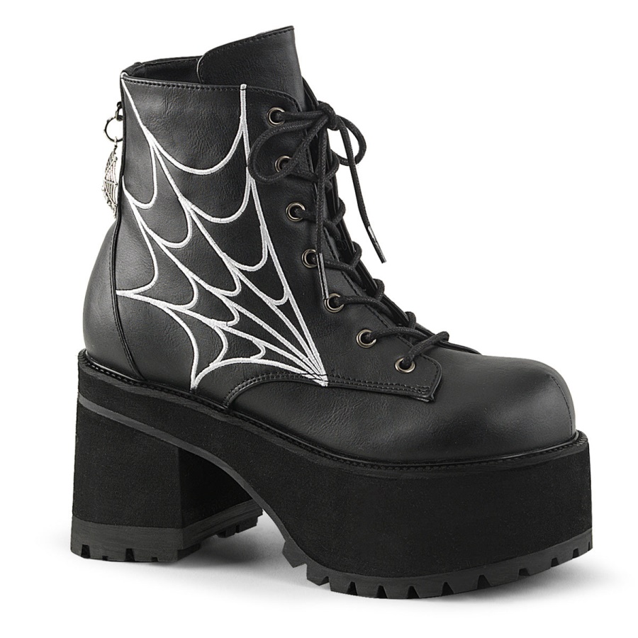 ranger_105_demonia_colombia_black_vegan_leather.jpg Ranger-105 Demonia Colombia Black Vegan Leather - Image 1