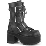 Ranger-308 Black Vegan Leather Demonia Colombia - Image 2