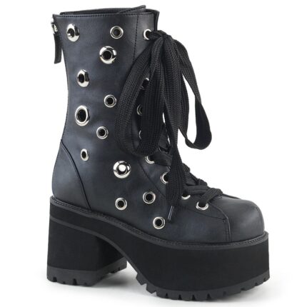 Ranger-310 Demonia Colombia Black Vegan Leather