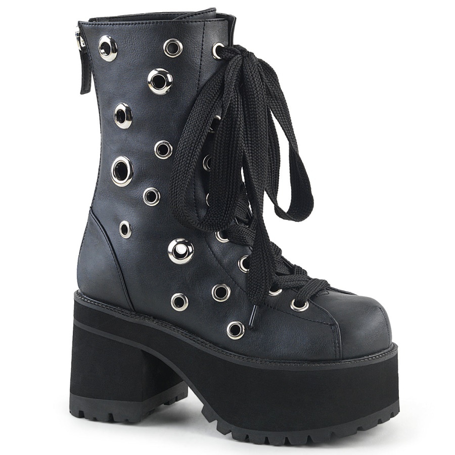 ranger_310_demonia_colombia_black_vegan_leather.jpg Ranger-310 Demonia Colombia Black Vegan Leather - Image 1