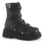 Renegade-50 Black Vegan Leather-Nylon Demonia Colombia