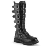 Riot-21Mp Zapatos Demonia Black Leather - Image 6