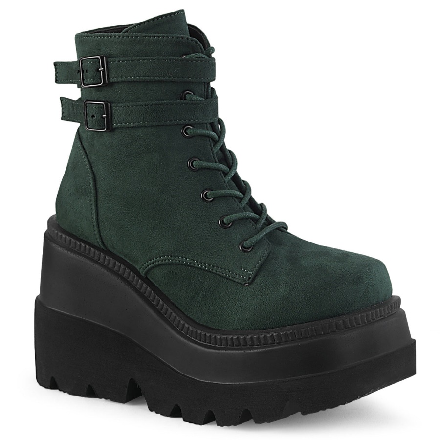 shaker_52_emerald_vegan_suede_demonia_colombia.jpg Shaker-52 Emerald Vegan Suede Demonia Colombia - Image 1