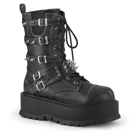 Slacker-165 Demonia Colombia Black Vegan Leather