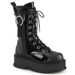 Slacker-220 Black Vegan Leather Demonia Colombia