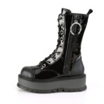Slacker-220 Black Vegan Leather Demonia Colombia - Image 4