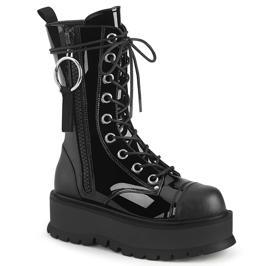 slacker_220_black_vegan_leather_demonia_colombia.jpg Slacker-220 Black Vegan Leather Demonia Colombia - Image 1