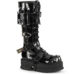 Slacker-260 Demonia Colombia Black Patent - Image 6