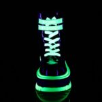 Slacker-52 Black U V Iridescent Green Demonia Colombia - Image 3