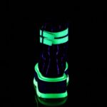 Slacker-52 Black U V Iridescent Green Demonia Colombia - Image 5