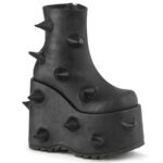 Slay-77 Black Vegan Leather Demonia Colombia