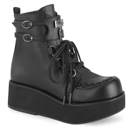 Sprite-70 Demonia Colombia Black Vegan Leather