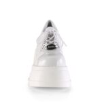 Stomp-08 Zapatos Demonia White Vegan Leather - Image 3