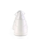 Stomp-08 Zapatos Demonia White Vegan Leather - Image 5