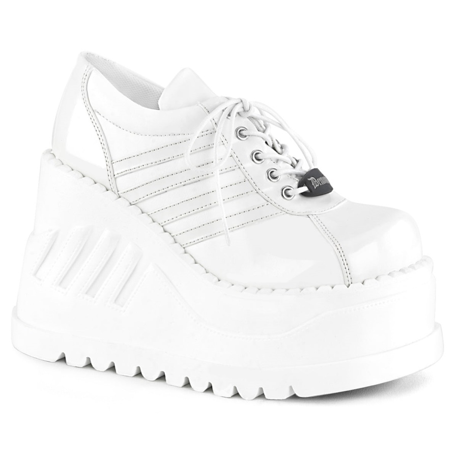 stomp_08_zapatos_demonia_white_vegan_leather.jpg Stomp-08 Zapatos Demonia White Vegan Leather - Image 1