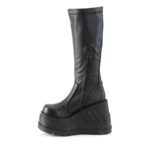 Stomp-200 Black Stretch Vegan Leather Demonia Colombia - Image 4