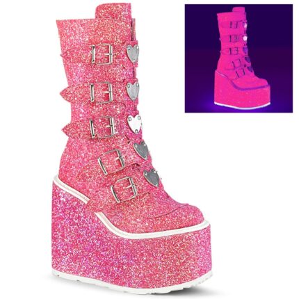 Swing-230G Zapatos Demonia Pink Glitter