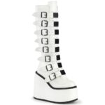 Swing-815 Zapatos Demonia White Vegan Leather - Image 2