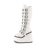 Swing-815 Zapatos Demonia White Vegan Leather - Image 4