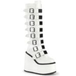 Swing-815 Zapatos Demonia White Vegan Leather - Image 6