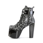 Torment-51 Demonia Colombia Black Vegan Leather - Image 4