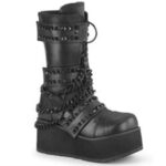 Trashville-138 Demonia Colombia Black Vegan Leather - Image 6