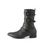 Warlock-110-C Black Vegan Leather Zapatos Demonia - Image 4