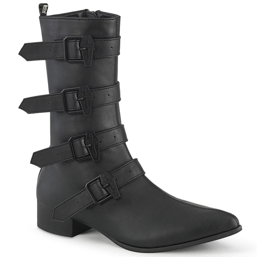 warlock_110_c_black_vegan_leather_zapatos_demonia.jpg Warlock-110-C Black Vegan Leather Zapatos Demonia - Image 1