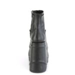 Wave-110 Black Stretch Vegan Leather Demonia Colombia - Image 5