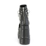Wave-22 Black Vegan Leather Zapatos Demonia - Image 5