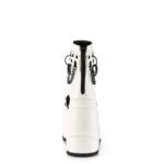 Wave-22 Zapatos Demonia White Vegan Leather - Image 5