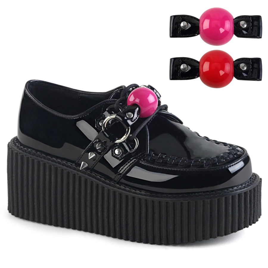 zapatos_demonia_black_patent_creeper_222.jpg Zapatos Demonia Black Patent Creeper-222 - Image 1