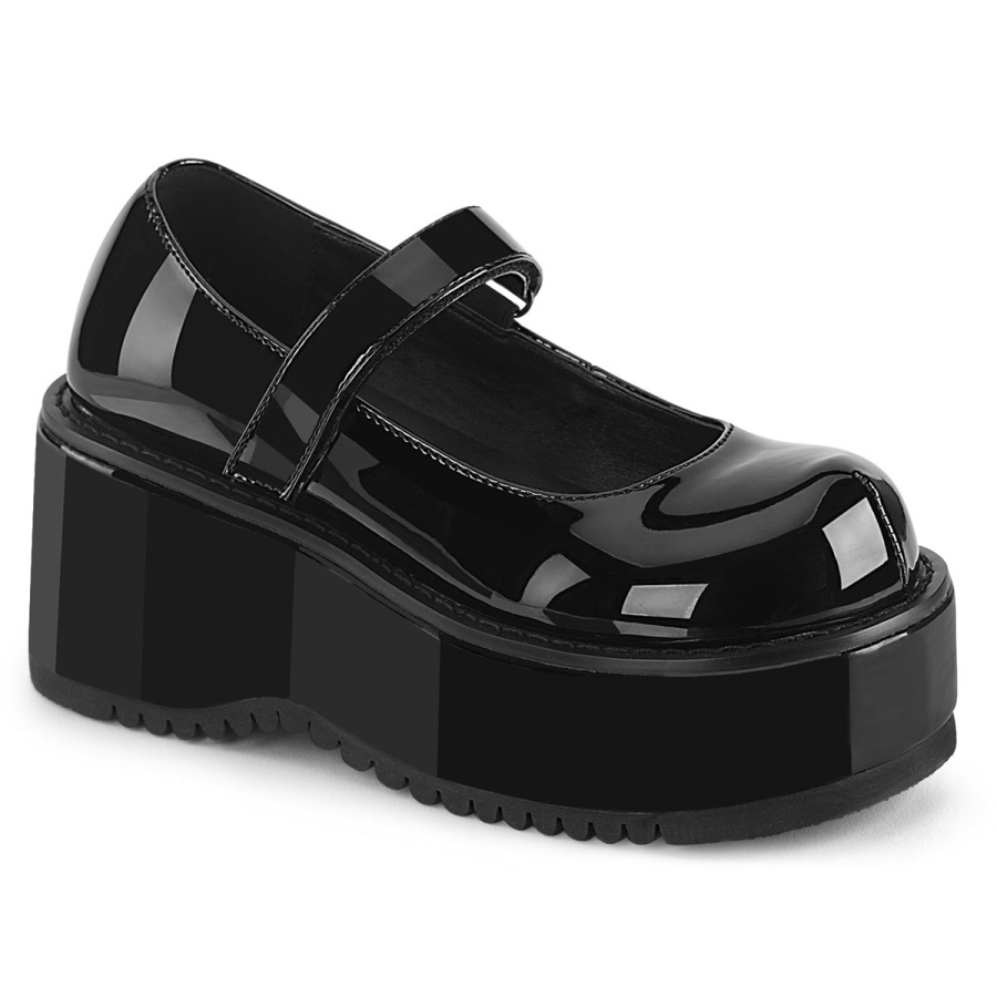 zapatos_demonia_black_patent_dollie_01.jpg Zapatos Demonia Black Patent Dollie-01 - Image 1