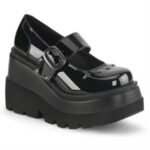 Zapatos Demonia Black Patent Shaker-23 - Image 6
