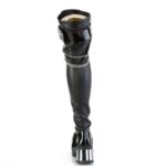 Zapatos Demonia Black Stretch Vegan Leather Bratty-304 - Image 5