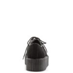 Zapatos Demonia Black Suede Creeper-402S - Image 5
