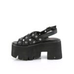 Zapatos Demonia Black Vegan Leather Ashes-12 - Image 4