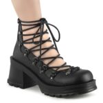 Zapatos Demonia Black Vegan Leather Bratty-32 - Image 2