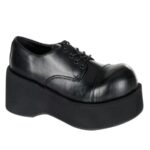 Zapatos Demonia Black Vegan Leather Dank-101 - Image 2