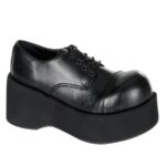 Zapatos Demonia Black Vegan Leather Dank-101