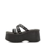 Zapatos Demonia Black Vegan Leather Funn-19 - Image 4